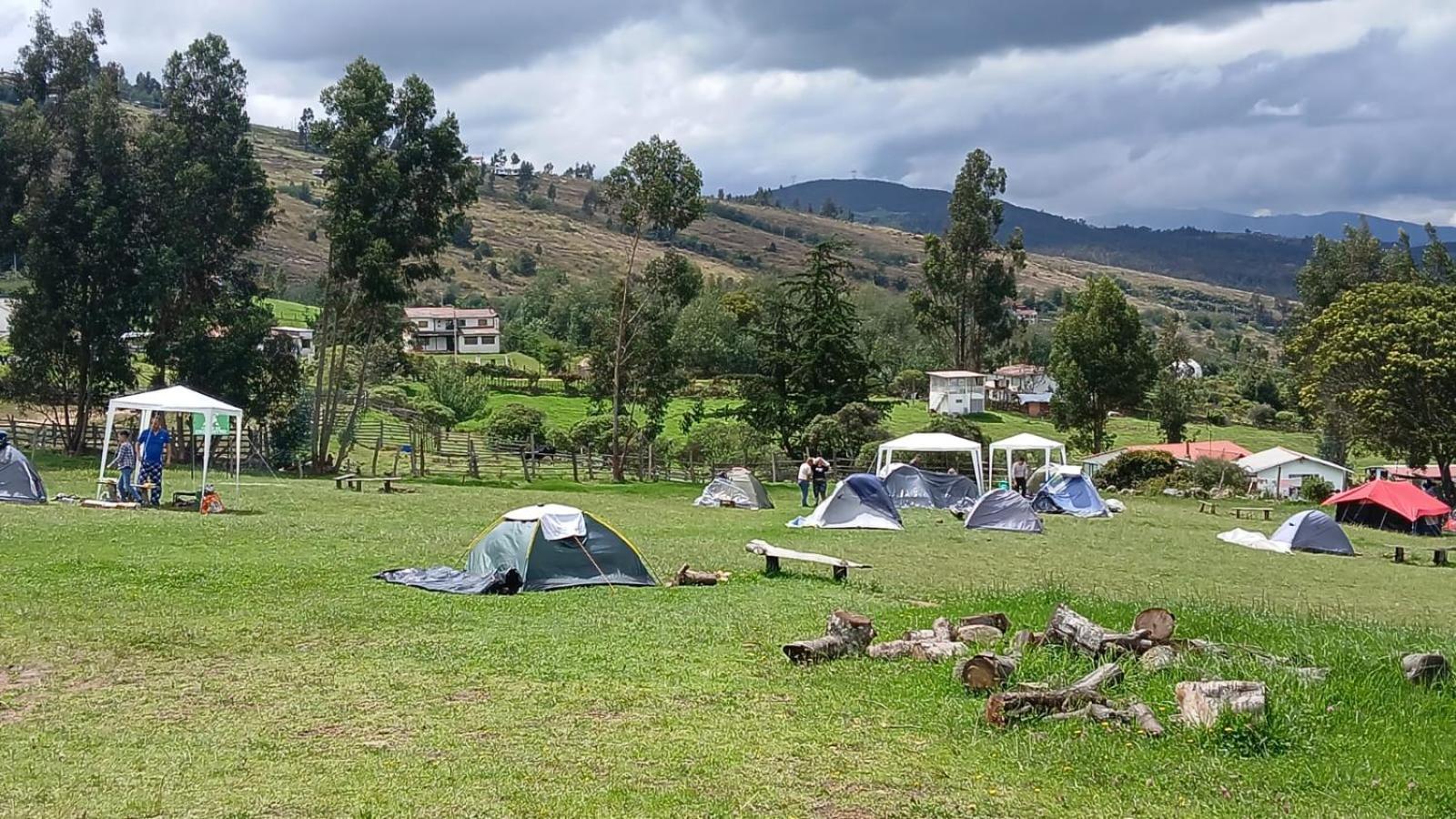 Camping Las Acacias Guatavita Buitenkant foto